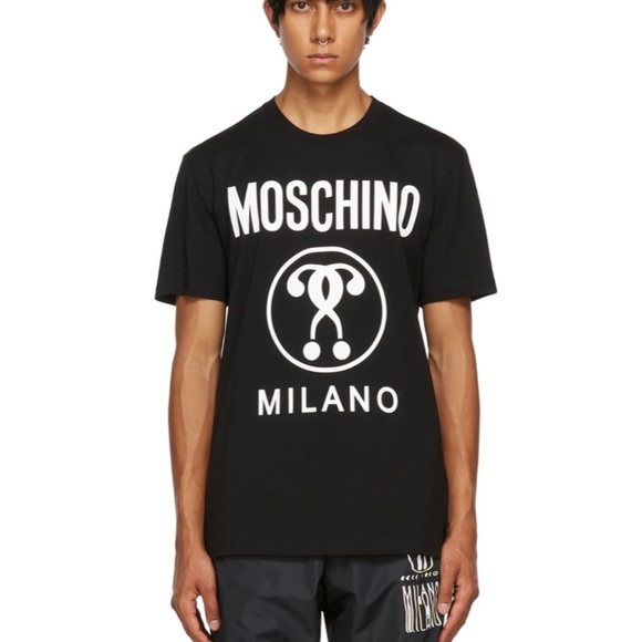 Moschino Milano double question mark t-shirt NEW - Picture 2 of 8